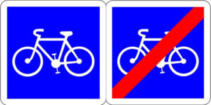 Bande ou piste cyclable conseillée